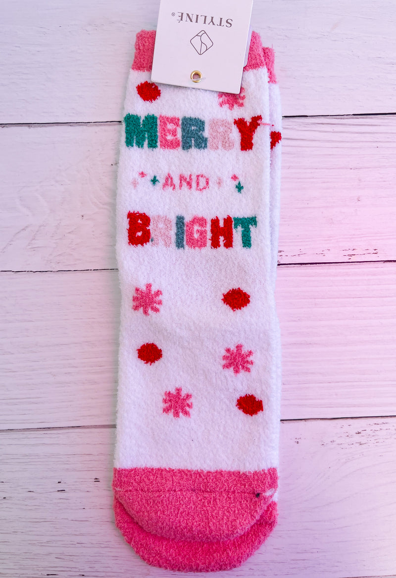 Merry & Bright Cozy Socks