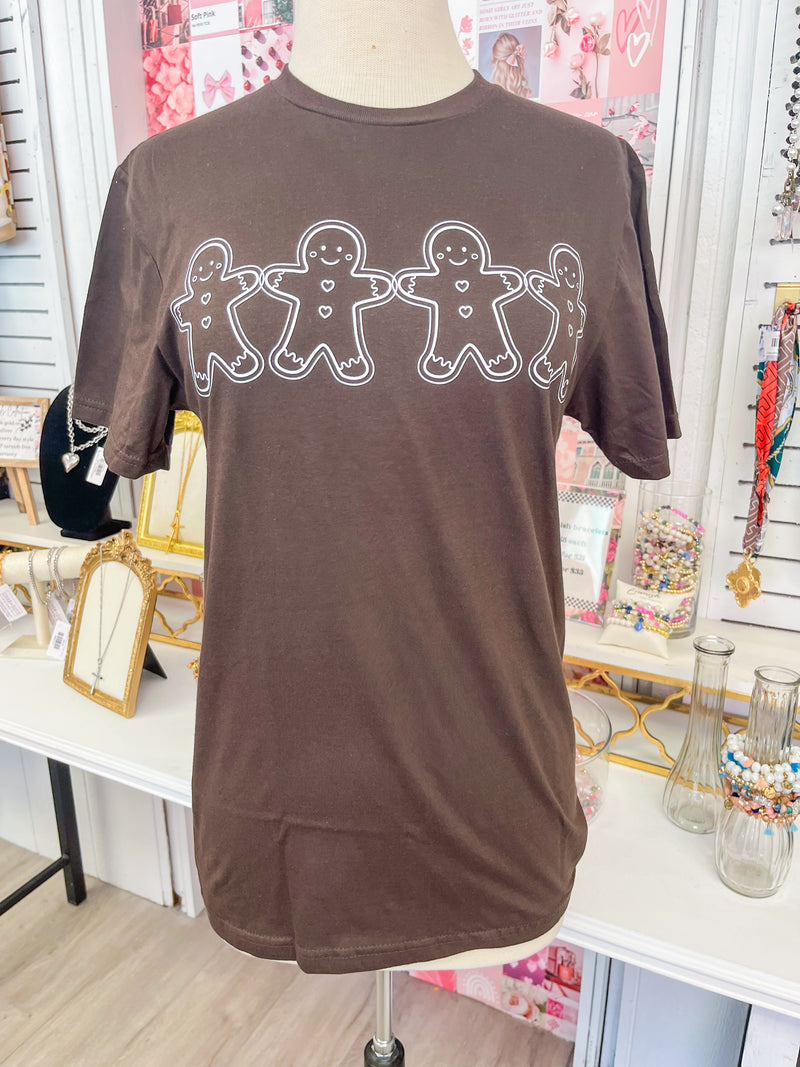 Simple Gingerbread Brown Tee