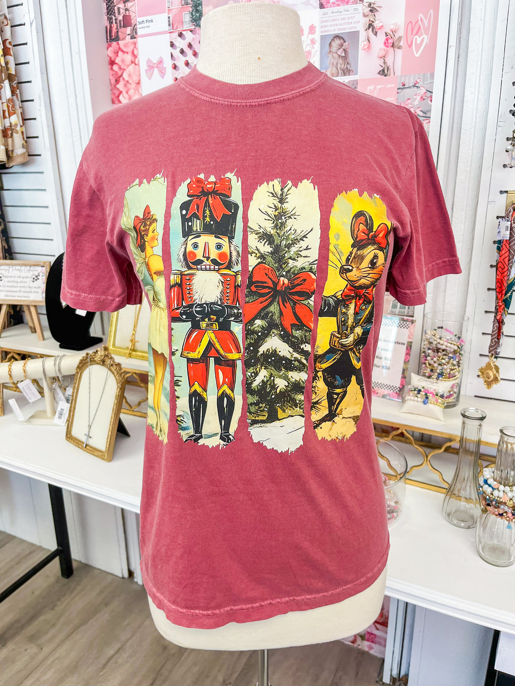 Nutcracker Ballet Character Block Tee