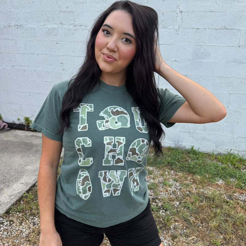 Camo Touchdown Graphic Tee