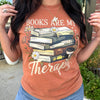 Books Are My Therapy Graphic Tee