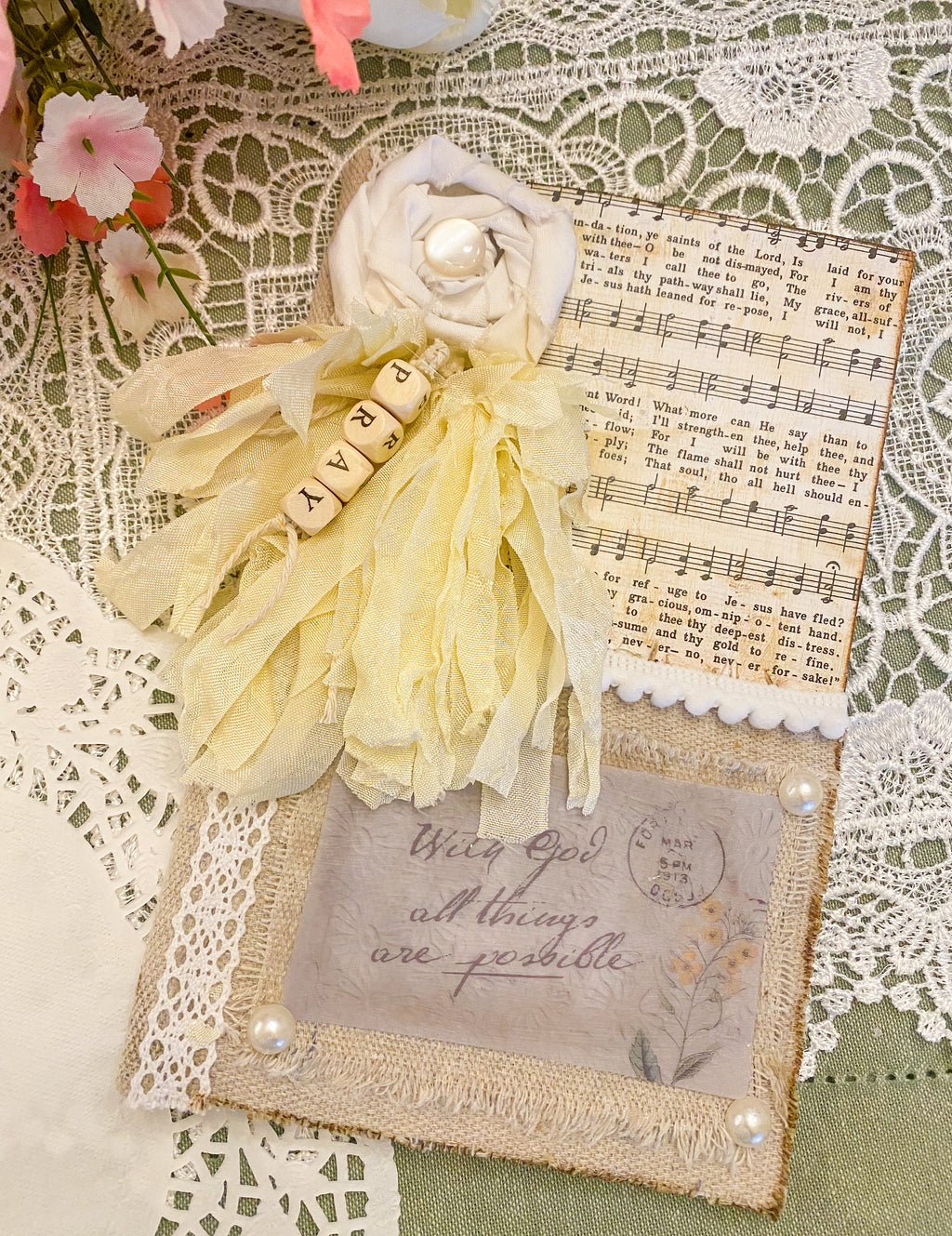 Creations By Kim - Mini Adorned Whimsy Handmade Journal Collection
