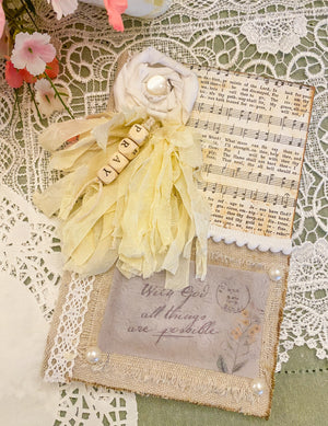 Creations By Kim - Mini Adorned Whimsy Handmade Journal Collection