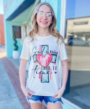 God is Good All the Time Bella Canvas Tee
