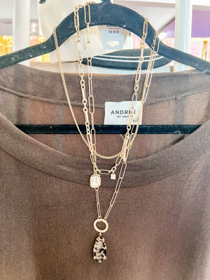 Timeless Treasure Layered Pendant Necklace