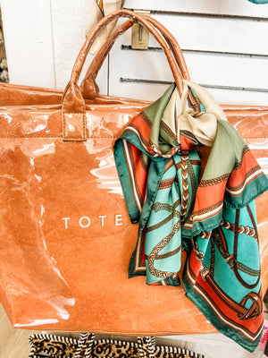 Luxe Look Silk Square Scarf