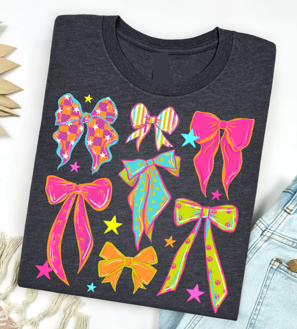 Neon Bows Graphic Tee