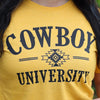 FestiviTees Women - Apparel - Shirts - T-Shirts Cowboy University Western Soft Graphic Tee