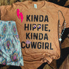 FestiviTees Women - Apparel - Shirts - T-Shirts Kinda Hippie Kinda Cowgirl Soft Graphic Tee