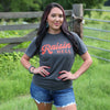 FestiviTees Women - Apparel - Shirts - T-Shirts Raisin’ Hell Retro Red Script Tee Soft Graphic Tee