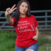 FestiviTees Women - Apparel - Shirts - T-Shirts Raising Chickens & Feral Children Soft Graphic Tee