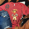 FestiviTees Women - Apparel - Shirts - T-Shirts Retro Cowboy Kid Soft Graphic Tee