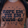 FestiviTees Women - Apparel - Shirts - T-Shirts Rope 'Em Tie 'Em Brand 'Em Soft Graphic Tee