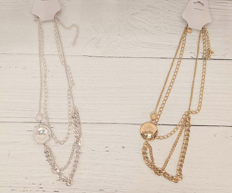 Want This Always Hammered Circle Chain Necklace