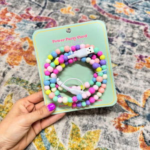 Power Party Cord Beaded 3 in 1 Charger