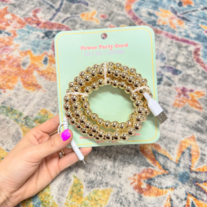 Power Party Cord Beaded 3 in 1 Charger