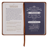 101 Devotions For Men Tawny Brown Faux Leather Devotional