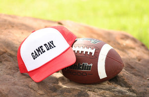 **SALE** Red/White Game Day Foam Trucker Hat