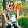 Ghost Balloon Olive Green Tee