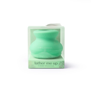 Lemon Lavender Lather Me Up Silicone Body Scrubber