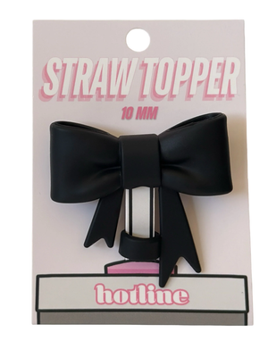 Big Bow Straw Topper
