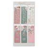 Magnetic Bookmark Set Foiled Floral