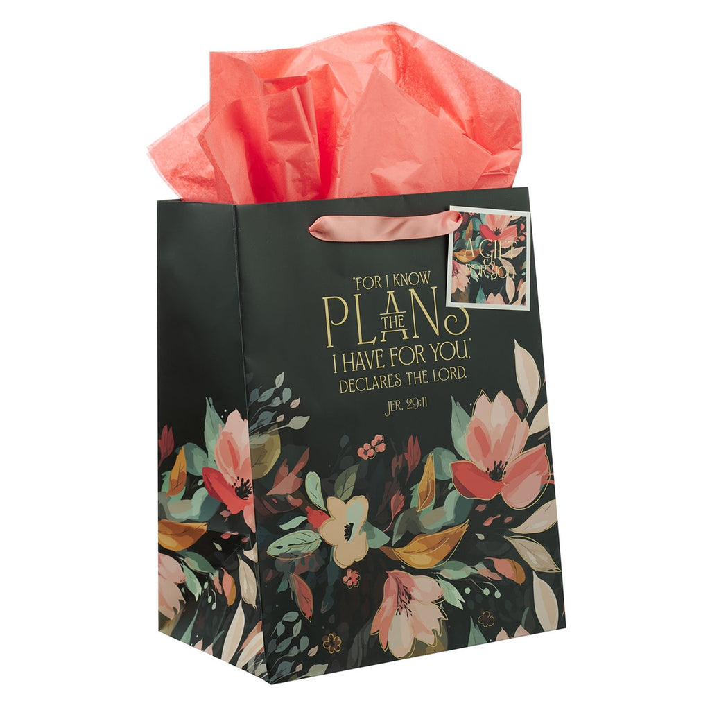 Gift Bag Lg Portrait Hope & A Future Jer. 29:11