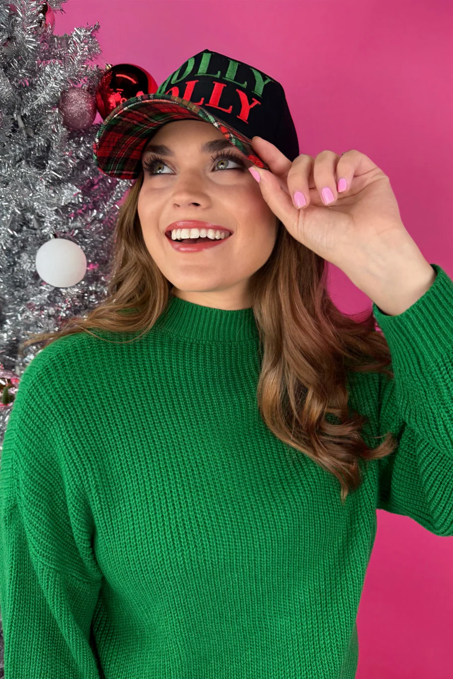 Jess Lea - Holly Jolly Plaid Hat