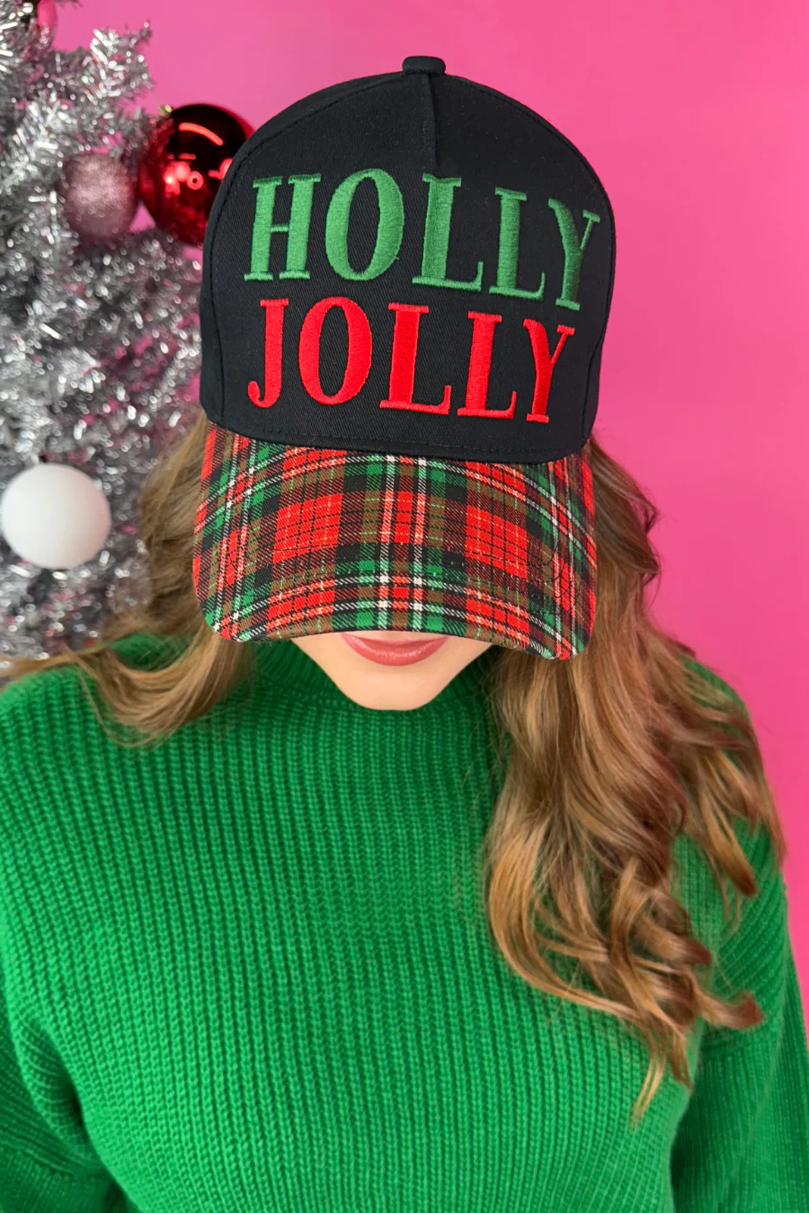 Jess Lea - Holly Jolly Plaid Hat