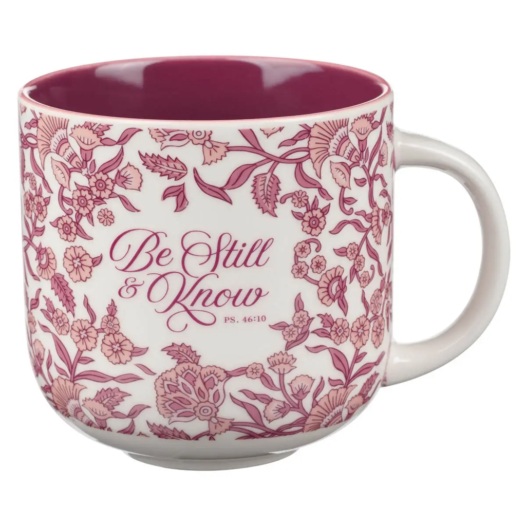 Mug Burgundy Be Still Ps. 46:10