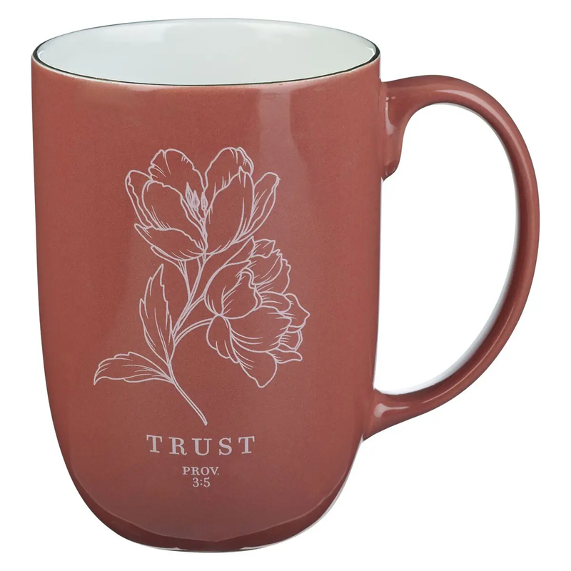 Mug Pink Trust Prov. 3:5