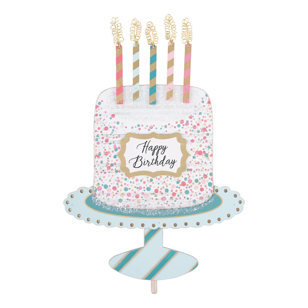 Fancy Happy Birthday Cake Topper