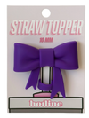 Big Bow Straw Topper
