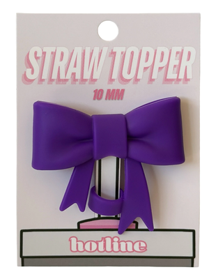 Big Bow Straw Topper
