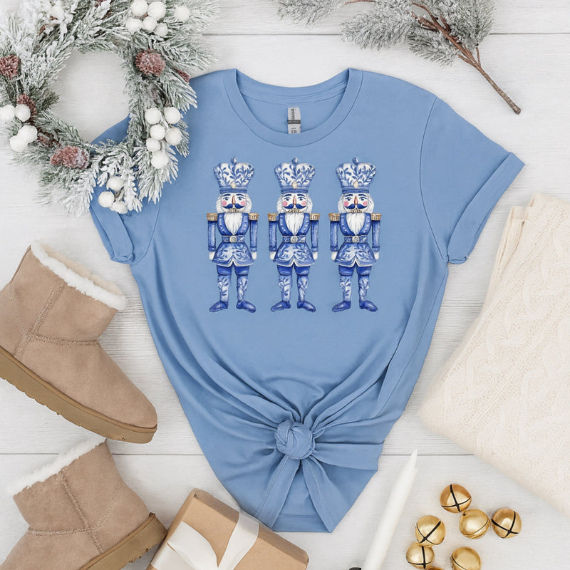 Chinoiserie Blue Nutcracker Tee
