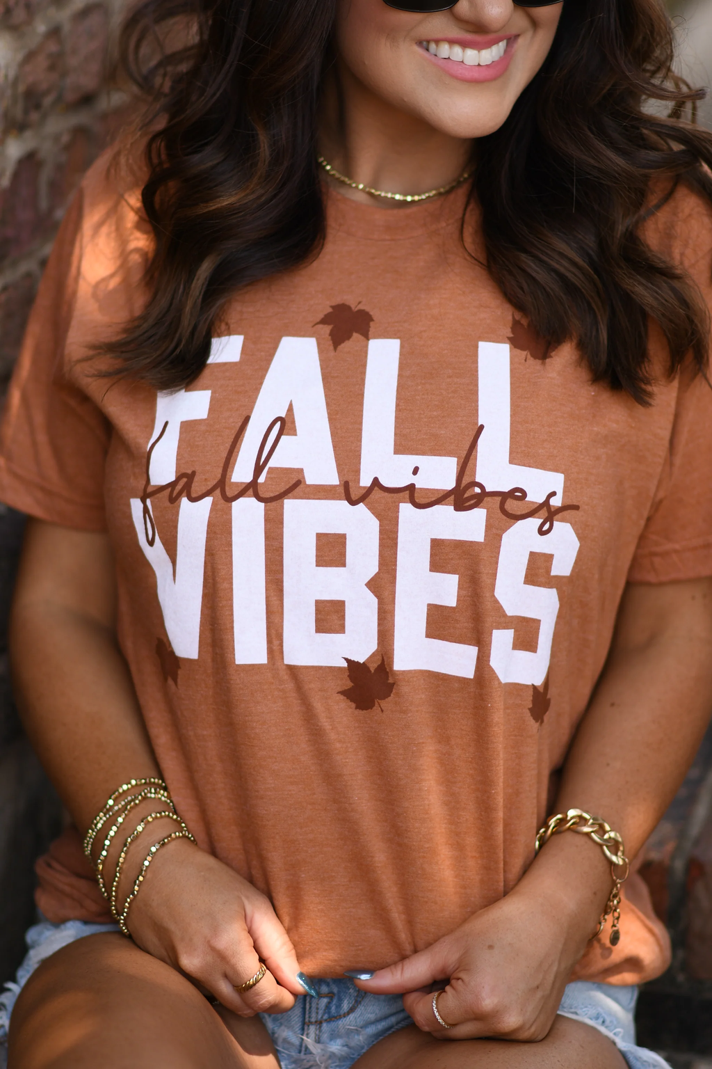 Fall Vibes Rust Tee