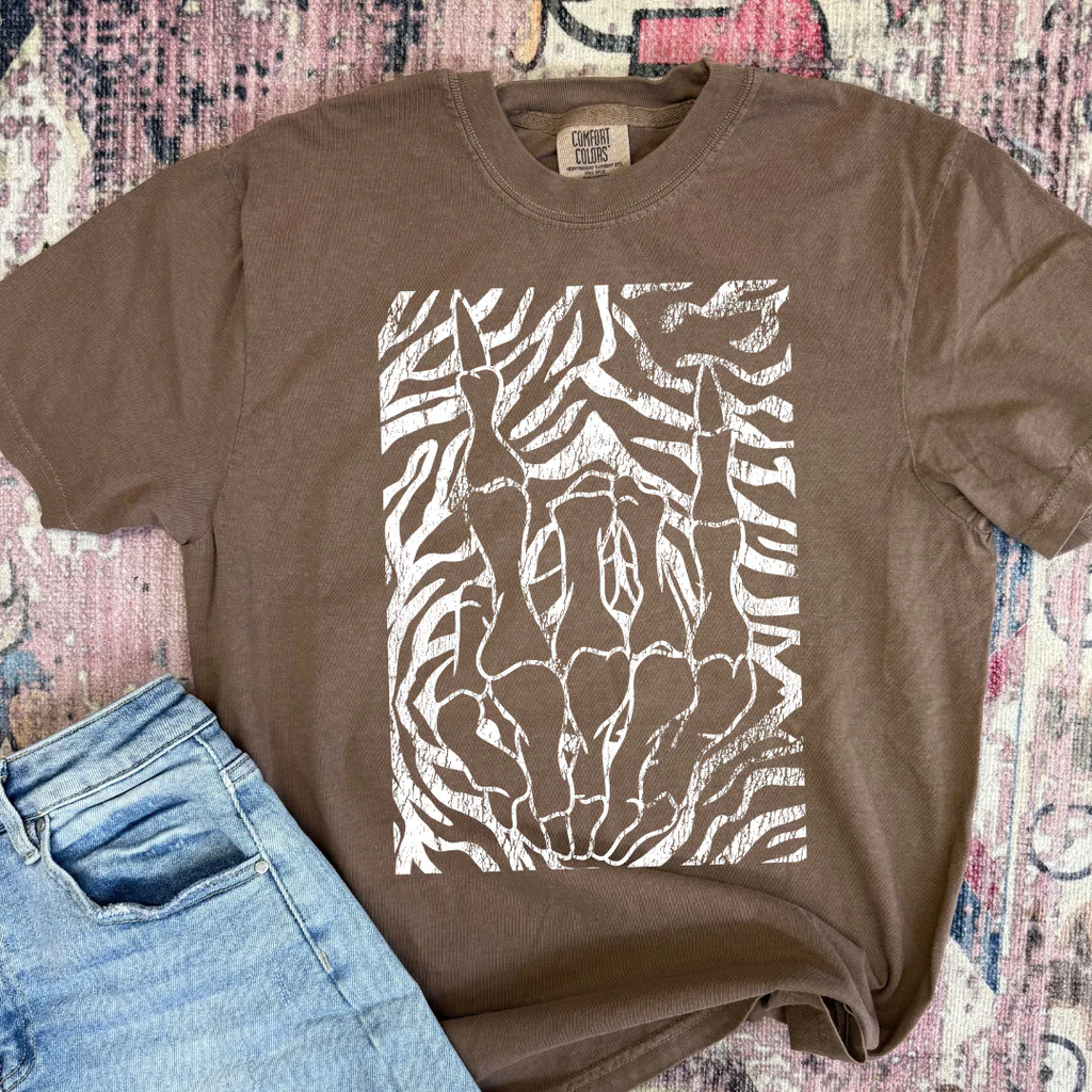 Zebra Rock N Roll Graphic Tee