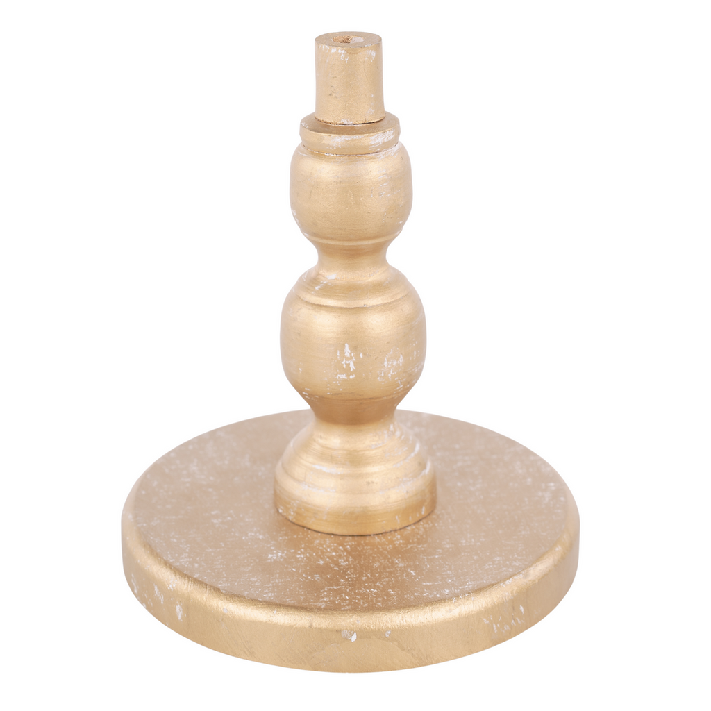 Gold Wood Base For Toppers