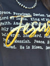 Jesus Metallic Puff Tee